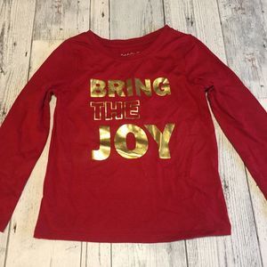 5 for $25 Cat & Jack 4T Red Long Sleeve